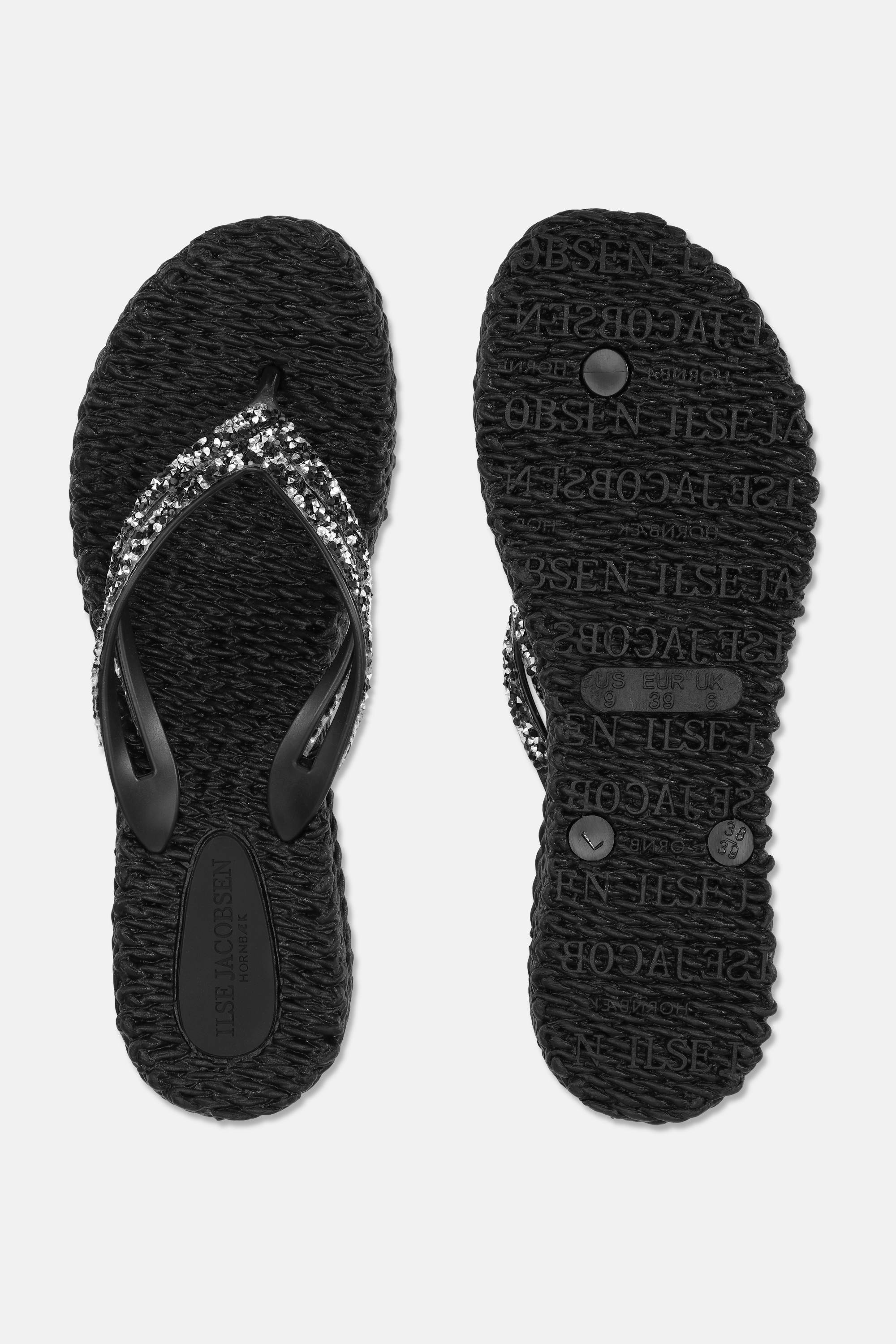 Platform Flip-flops Glitrende Steiner - Black